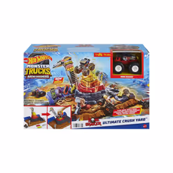 Hot Wheels Monster Trucks Arena Smashers Bone Shaker Ultimate Crush Yard Playset - Vue supplémentaire 6