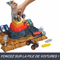 Hot Wheels Monster Trucks Arena Smashers Bone Shaker Ultimate Crush Yard Playset - Vue supplémentaire 8