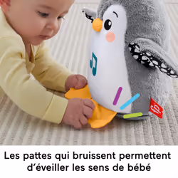 Fisher-Price – Peluche Musicale Mon Pingouin d'Éveil dès la Naissance - Vue supplémentaire 9