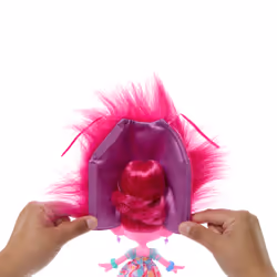 Mattel Les Trolls 3 RÉVÉLATIONS CAPILLAIRES - Reine Poppy, Poupée mannequin, Femelle, 3 an(s), Fille, 165,1 mm, Multicolore