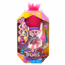 Mattel Les Trolls 3 RÉVÉLATIONS CAPILLAIRES - Reine Poppy