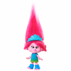Mattel Les Trolls 3 – Petite poupée Reine Poppy, Mini poupée, Femelle, 3 an(s), Garçon/Fille, 127 mm, Multicolore