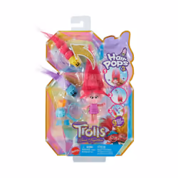 Mattel Les Trolls 3 – HAIR POPS – Poupée Reine Poppy - Vue supplémentaire 9