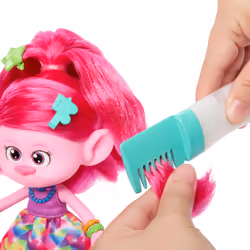 Mattel DreamWorks – Les Trolls 3 – Strass et Paillettes – Poupée Reine Poppy
