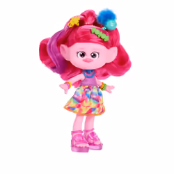Mattel DreamWorks – Les Trolls 3 – Strass et Paillettes – Poupée Reine Poppy - Vue supplémentaire 7