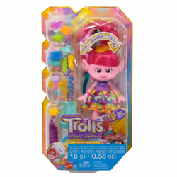 Mattel DreamWorks – Les Trolls 3 – Strass et Paillettes – Poupée Reine Poppy - Vue supplémentaire 8
