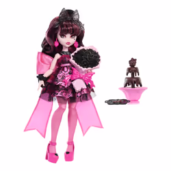 Monster High Monster Ball Draculaura Doll, Poupée mannequin, Femelle, 4 an(s), Fille, Multicolore
