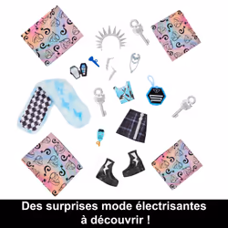 Monster High – Coffret Monstrueux Secrets Frankie Stein Look Irisé - Vue supplémentaire 7