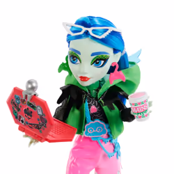 Monster High Skulltimate Secrets Neon Frights Ghoulia Yelps Doll, Poupée mannequin, Femelle, 4 an(s), Garçon/Fille, 323,9 mm, ...