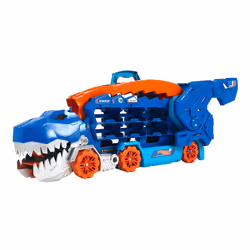 Hot Wheels City Transporteur T-Rex HNG50 Set Piste 1:64 avec Sons et Lumières - Vue supplémentaire 4