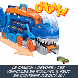 Hot Wheels City Transporteur T-Rex HNG50 Set Piste 1:64 avec Sons et Lumières - Vue supplémentaire 6