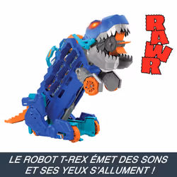 Hot Wheels City Transporteur T-Rex HNG50 Set Piste 1:64 avec Sons et Lumières - Vue supplémentaire 8