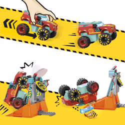 MEGA Hot Wheels – Course Extrême Demo Derby Chocs et Fracas, Jeu de construction, 5 an(s), Plastique, 151 pièce(s), 452,2 g