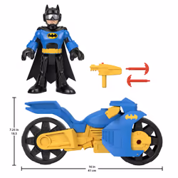 Fisher-Price Imaginext DC Super Friends – Batcycle XL et Batman - Vue supplémentaire 10