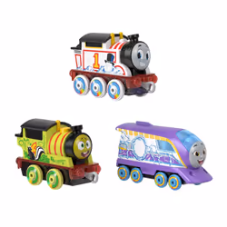 Fisher-Price Thomas le petit train – Thomas et ses Amis – Coffret de 3 Locomotives Color Changers, 3 an(s), Multicolore