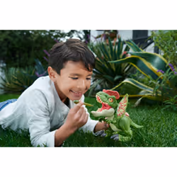 Jurassic World – DINOS EN LIBERTÉ – DILOPHOSAURUS TIR FATAL, 4 an(s), Multicolore, Plastique