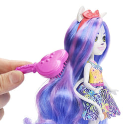 Enchantimals Glam Party POUPÉE , ZEMIRAH ZEBRA ET GRAINY