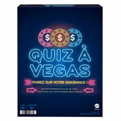 Games QUIZ À VEGAS, Jeu de cartes, Quiz, 13 an(s)