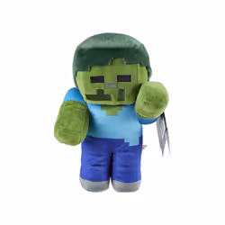 Minecraft 8-INCH BASIC PLUSH Zombie, Poupée, 3 an(s)
