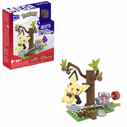 MEGA Pokémon – La Cueillette de Pichu, Jeu de construction, 6 an(s), Plastique, 84 pièce(s), 440 g