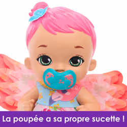 My Garden Baby Poupée Bébé Flamant Rose Boit Et Fait Pipi - Vue supplémentaire 8