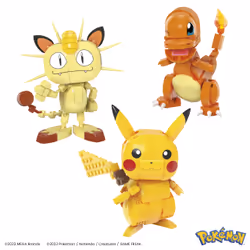 MEGA Pokémon Coffret Trio à Construire de la Région de Kanto, Jeu de construction, 7 an(s), 529 pièce(s)