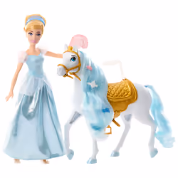 Disney Princess Disney Princesses Disney – Poupée Cendrillon et cheval, Grande poupée, Femelle, 3 an(s), Fille, 200 mm, Multi ...