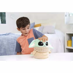 Star Wars – Peluche Grogu Sautillant, Caractère, 3 an(s), Sonore, LR44, Piles fournies