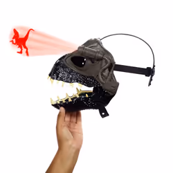 Jurassic World – TRAQUE ET RUGIT – MASQUE D’INDORAPTOR, Enfant, Masque facial, 4 an(s), Animal, 1 pièce(s)