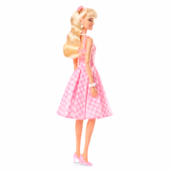 Barbie Signature Le Film Poupée Mannequin Robe Vichy Rose Margot Robbie - Vue supplémentaire 5