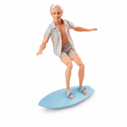 Barbie Signature Le Film – Poupée Ken avec Ensemble de Plage Rayé - Vue supplémentaire 5