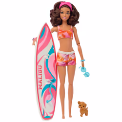 Barbie – Coffret Surf, Poupée mannequin, Femelle, 3 an(s), Garçon/Fille, 310 mm, Multicolore