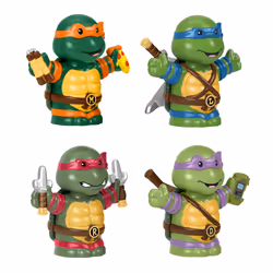 Fisher-Price Little People – Collector Les Tortues Ninja, 3 an(s), Multicolore, Plastique