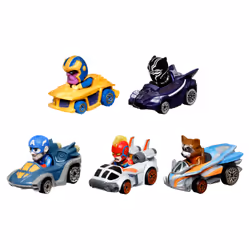 Hot Wheels Racer Verse Marvel 5-Pack, Ensemble de véhicules, 3 an(s), Plastique, Métal, Multicolore