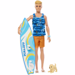 Barbie Coffret Surf Ken, Poupée mannequin, Mâle, 3 an(s), Garçon/Fille, 305 mm, Multicolore