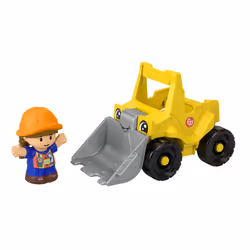 Fisher-Price Little People Bulldozer, Bulldozer, 1 an(s), Plastique, Gris, Jaune