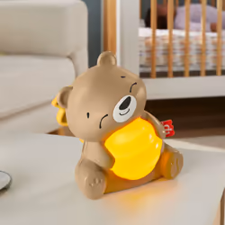 Fisher-Price HRB18 lumière de nuit pour bébé Marron, Blanc