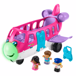 Fisher-Price Little People - Avion De Rêve Barbie, Aéronef, 1,5 an(s), Multicolore