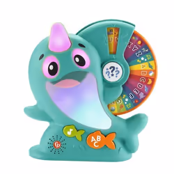 Fisher-Price-Linkimals-Solal le Narval-Jouet d’éveil musical français HRC56