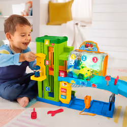 Fisher-Price Little People Light-Up Learning Garage