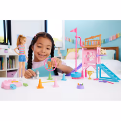 Barbie – and Stacie to the Rescue – Poupée et Coffret Parcours d’Obstacles, Poupée mannequin, Femelle, 3 an(s), Garçon/Fille, ...