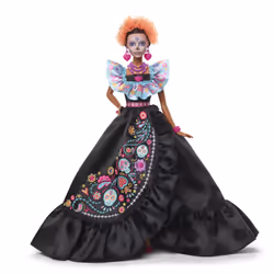 Barbie – Poupée Día De Muertos, Poupée mannequin, Femelle, 3 an(s), Fille, Multicolore