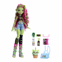 Monster High Poupée Venus McFlytrap, Poupée mannequin, Femelle, 4 an(s), Fille, Multicolore