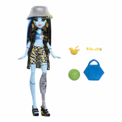 Monster High Scare-adise Island Frankie Stein Doll, Poupée mannequin, Femelle, 4 an(s), Fille, Multicolore