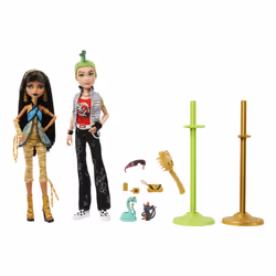 Monster High Cleo De Nile & Deuce Gorgon Doll 2-pack, Poupée mannequin, Mâle et femelle (kit), 4 an(s), Fille, 304,8 mm, Mult ...