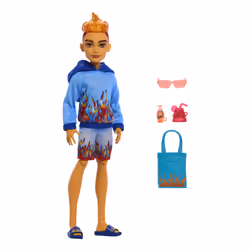 Monster High Scare-adise Island Heath Burns Doll, Poupée mannequin, Mâle, 4 an(s), Fille, Multicolore