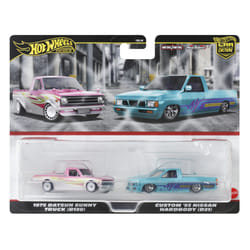 Hot Wheels Car Culture 1975 Datsun Sunny Truck (B120) & Custom '93 Nissan Hardbody (D21)