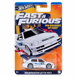 Hot Wheels Fast & Furious HRW44, Voiture, 3 an(s), Métal, Plastique, Bleu, Blanc