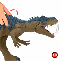 Jurassic World – Carnage Sans Pitié – Allosaurus, 4 an(s), Marron, Gris, Plastique