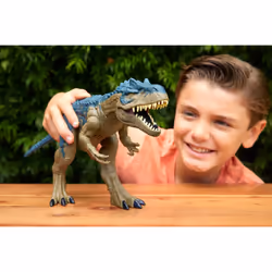 Jurassic World – Carnage Sans Pitié – Allosaurus, 4 an(s), Marron, Gris, Plastique